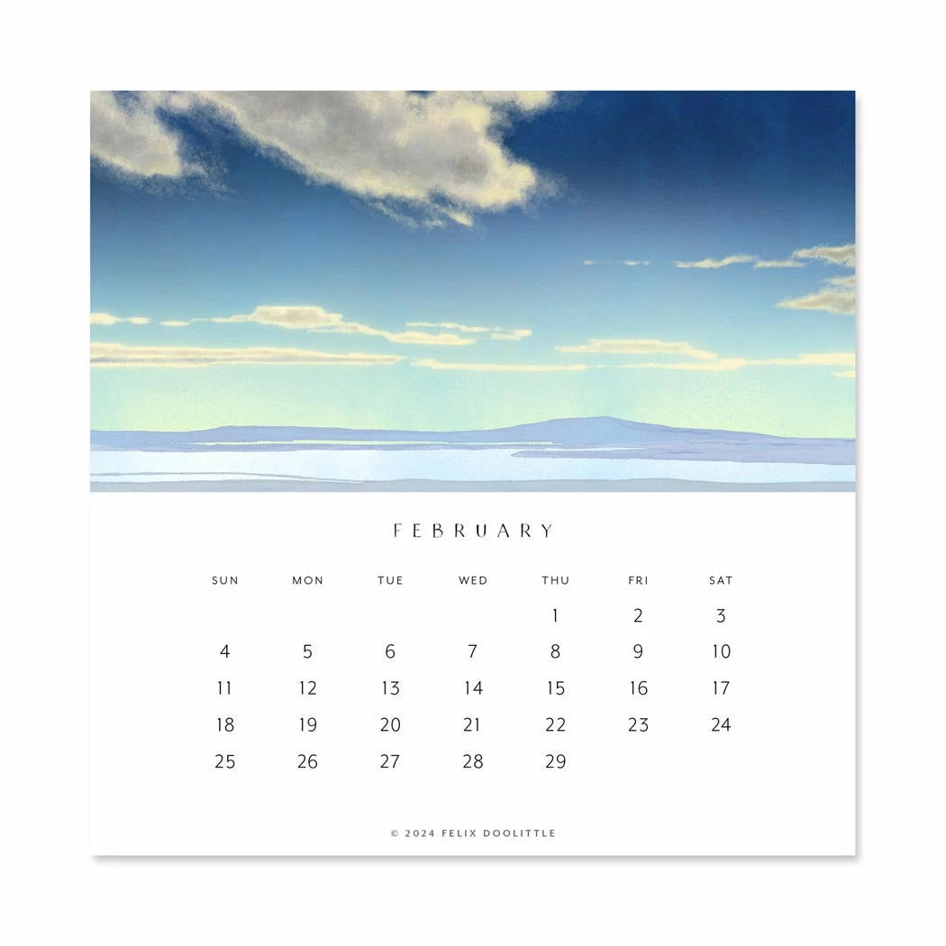 The Infinite Sky | 2024 Desk Calendar 5 The Infinite Sky | 2024 Desk Calendar - Image 5