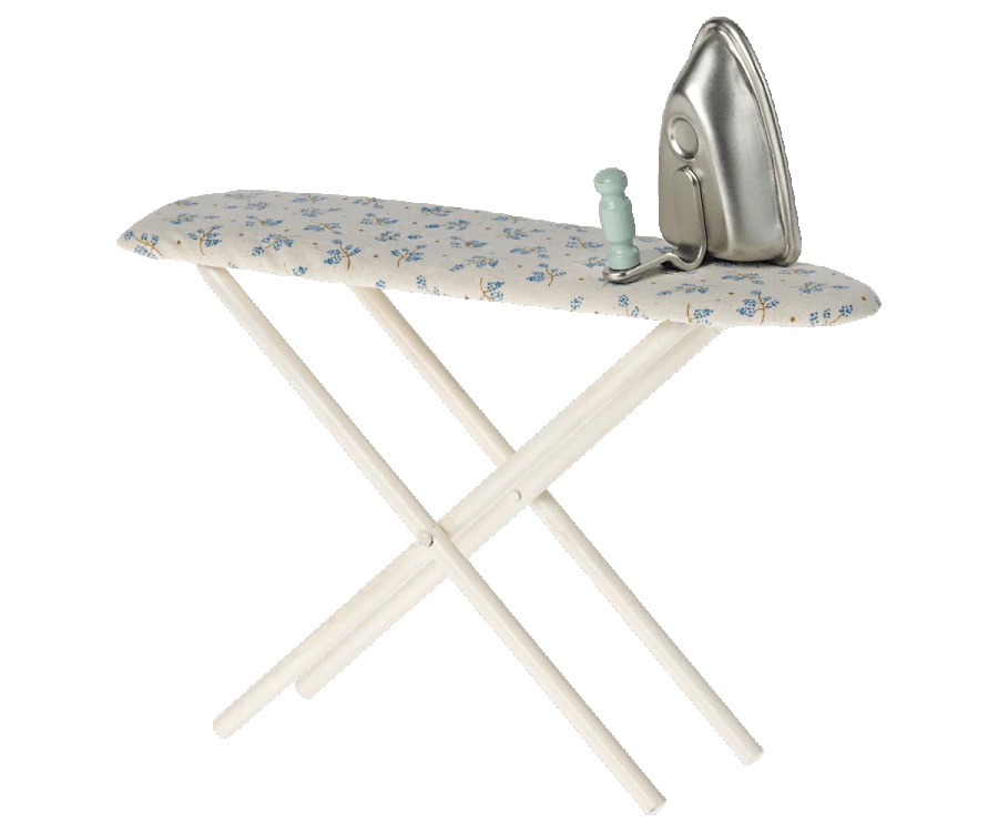 Maileg Iron And Ironing Board | Blue 1 Maileg Iron And Ironing Board | Blue