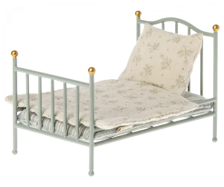 Maileg Miniature Vintage Bed | Mouse | Mint