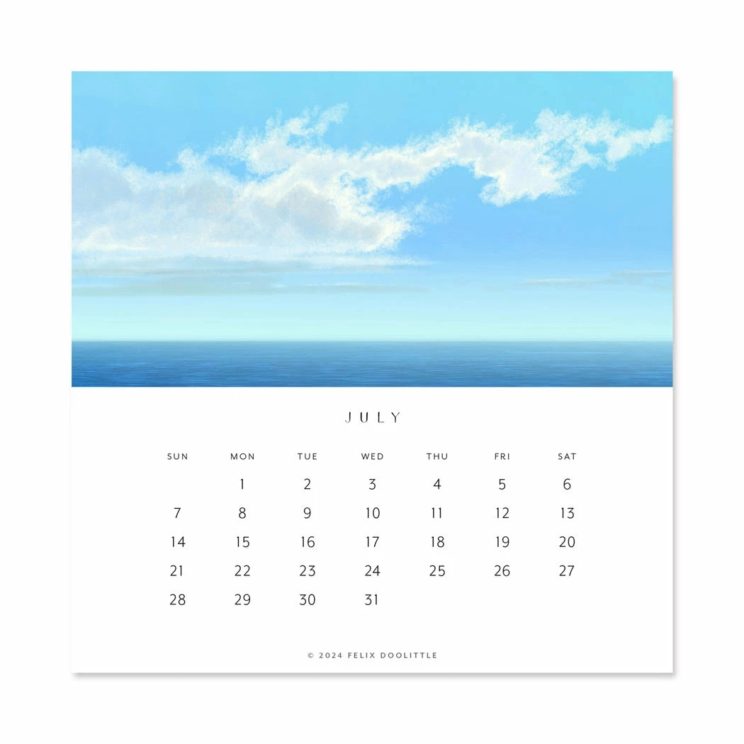 The Infinite Sky | 2024 Desk Calendar 10 The Infinite Sky | 2024 Desk Calendar - Image 10