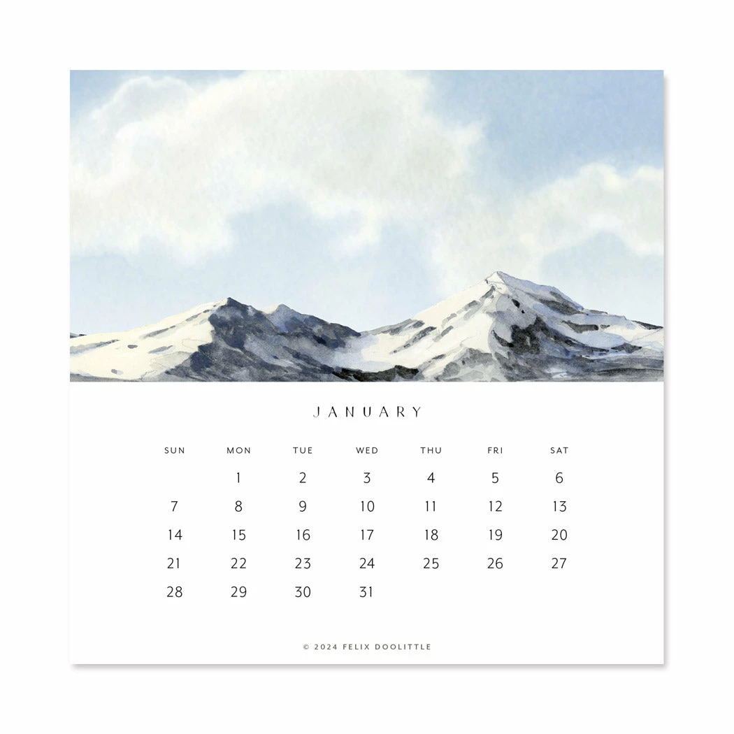 The Infinite Sky | 2024 Desk Calendar 4 The Infinite Sky | 2024 Desk Calendar - Image 4