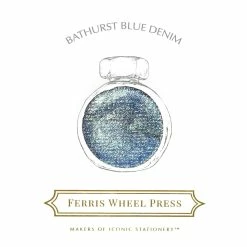 Bathurst Blue Denim | Fountain Pen Ink 5 Bathurst Blue Denim | Fountain Pen Ink -tool Sales FWP Bathurst Blue Denim Bottle Swatch 1342x1342 81ddc0fd b811 4723 8585 7bb4857b972b