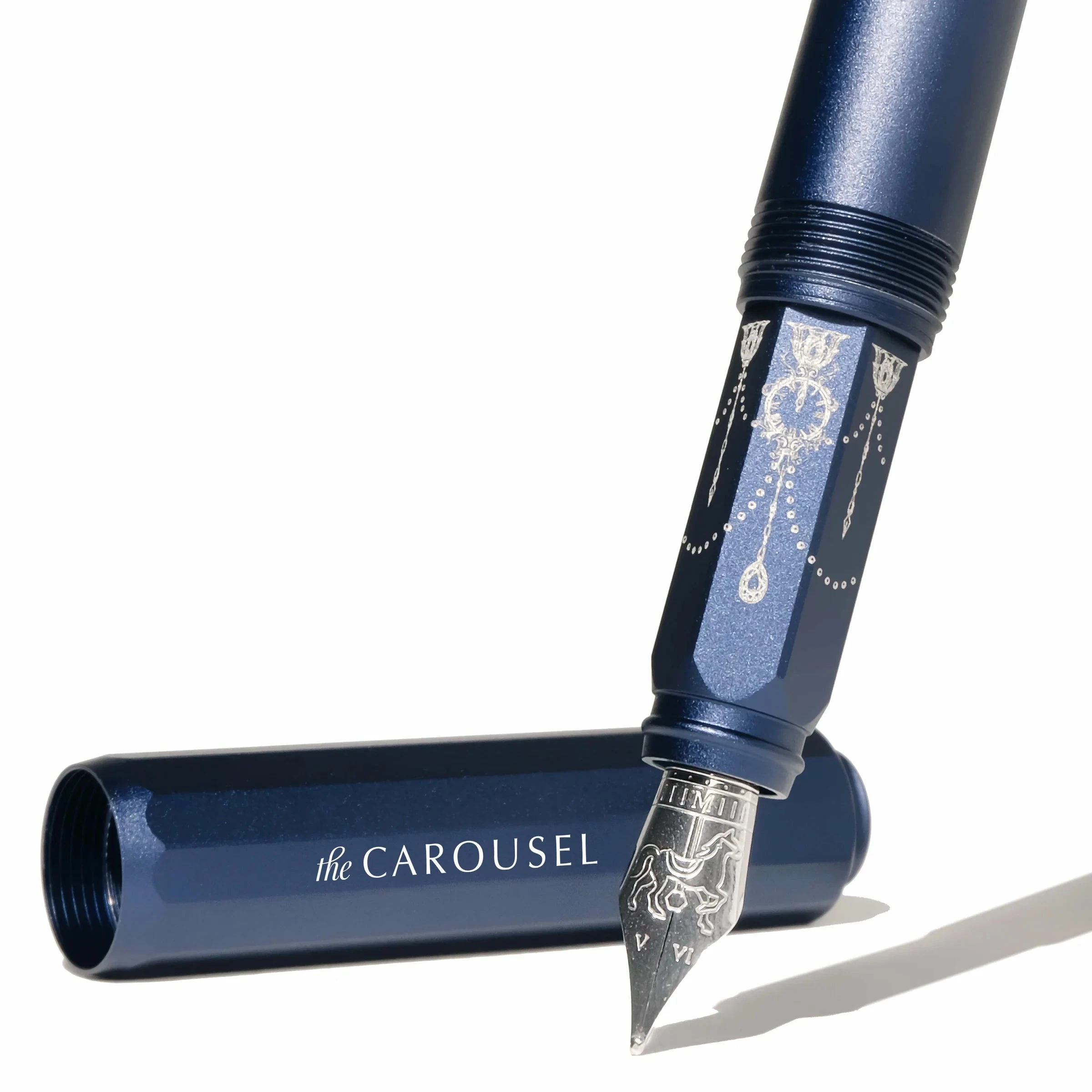 Glistening Glass Carousel Aluminum Fountain Pen | Limited Edition 2 Glistening Glass Carousel Aluminum Fountain Pen | Limited Edition - Image 2