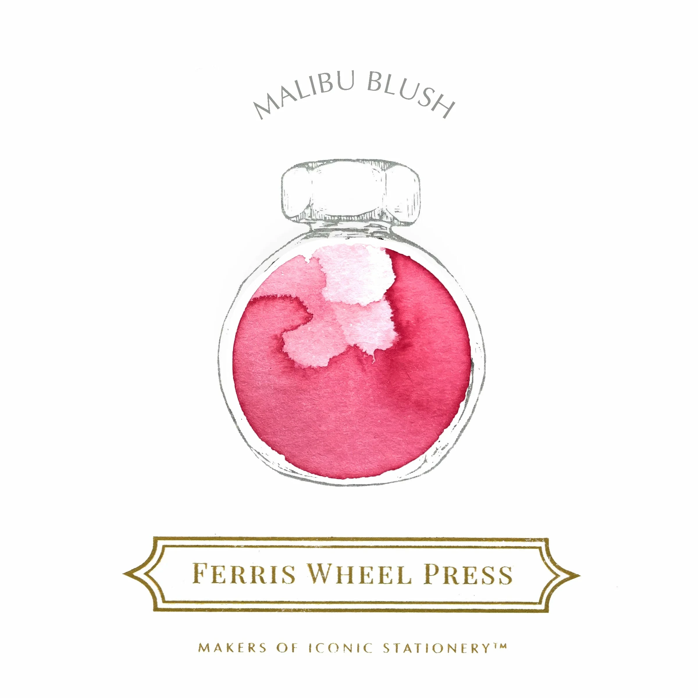 Malibu Blush | Fountain Pen Ink 2 Malibu Blush | Fountain Pen Ink - Image 2
