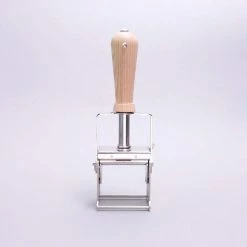 Self-Inking Stamp | Natural Ash & Nickel *