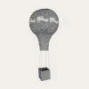 Airplanes & Clouds Hot Air Balloon Mobile | Grey & White