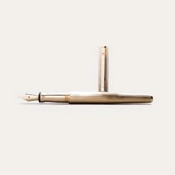 Tuscany 24K Gold-Plated Fountain Pen | Fine Nib | Lines *