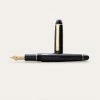 Platinum 3776 Century Black Fountain Pen With Gold Trim | Fine