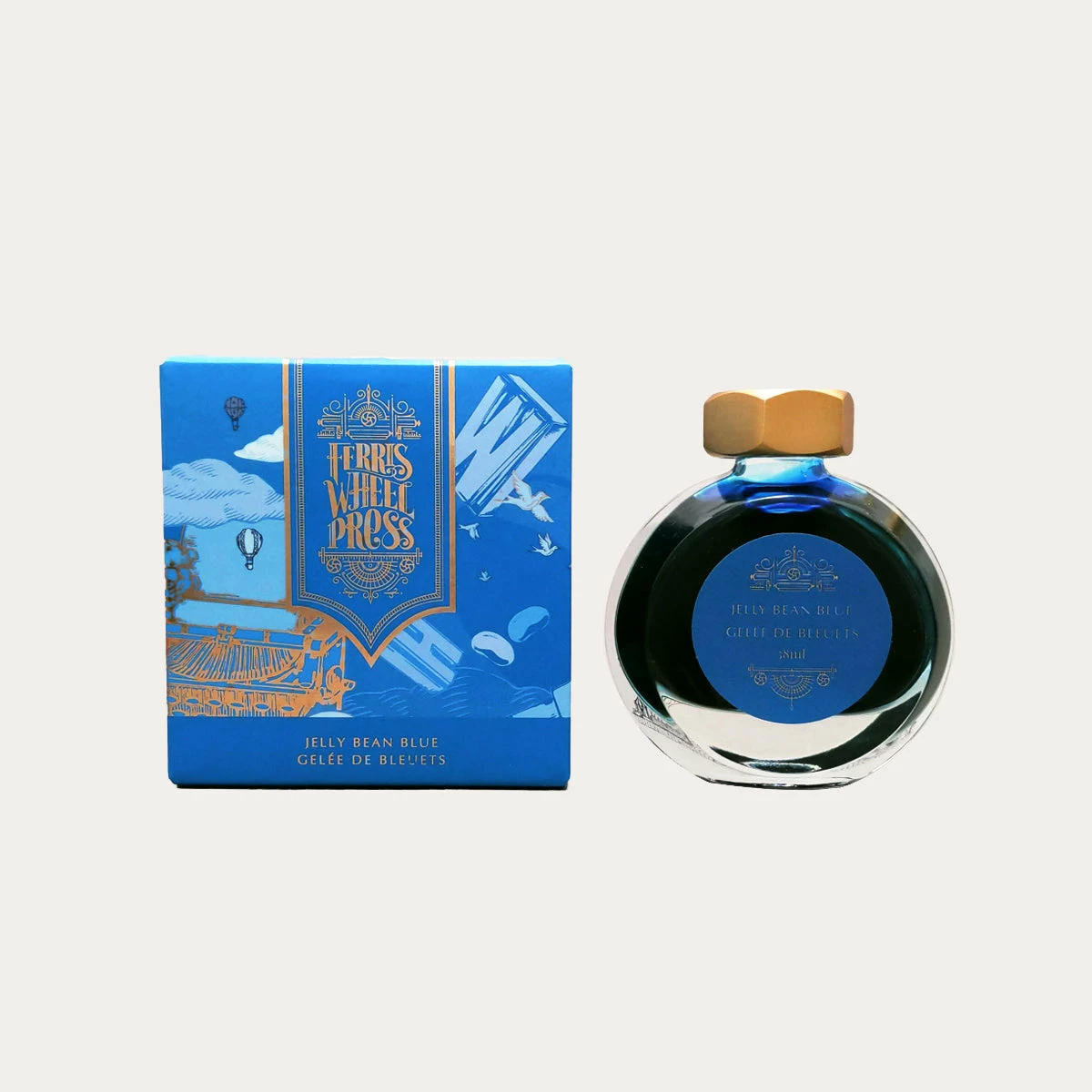 Jelly Bean Blue | Fountain Pen Ink 2 Jelly Bean Blue | Fountain Pen Ink - Image 2