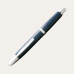 Pilot Vanishing Point Fountain Pen | Blue Carbonesque