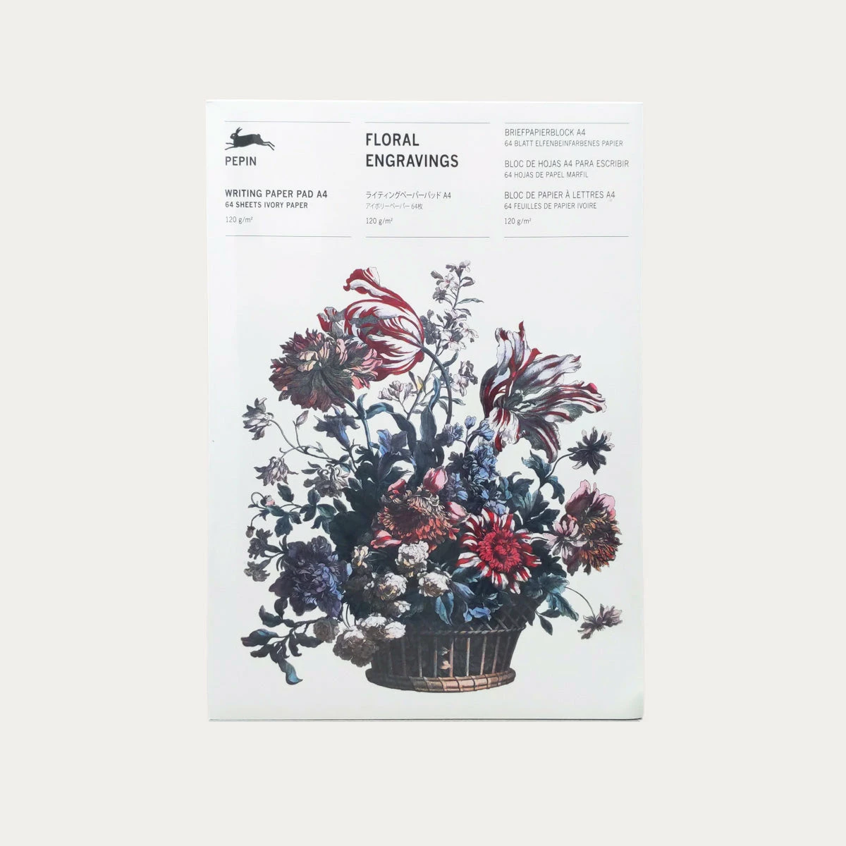 Floral Engravings Writing Paper Pad | A4 1 Floral Engravings Writing Paper Pad | A4