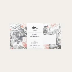 Floral Engravings Envelopes | Large