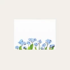 Blue Forget-me-not | 8 Flat Card Set