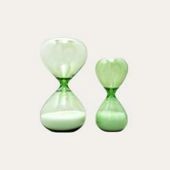 Handmade Hourglass | Jade Green