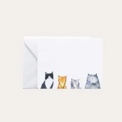 Cats Meow | 8 Flat Card Set