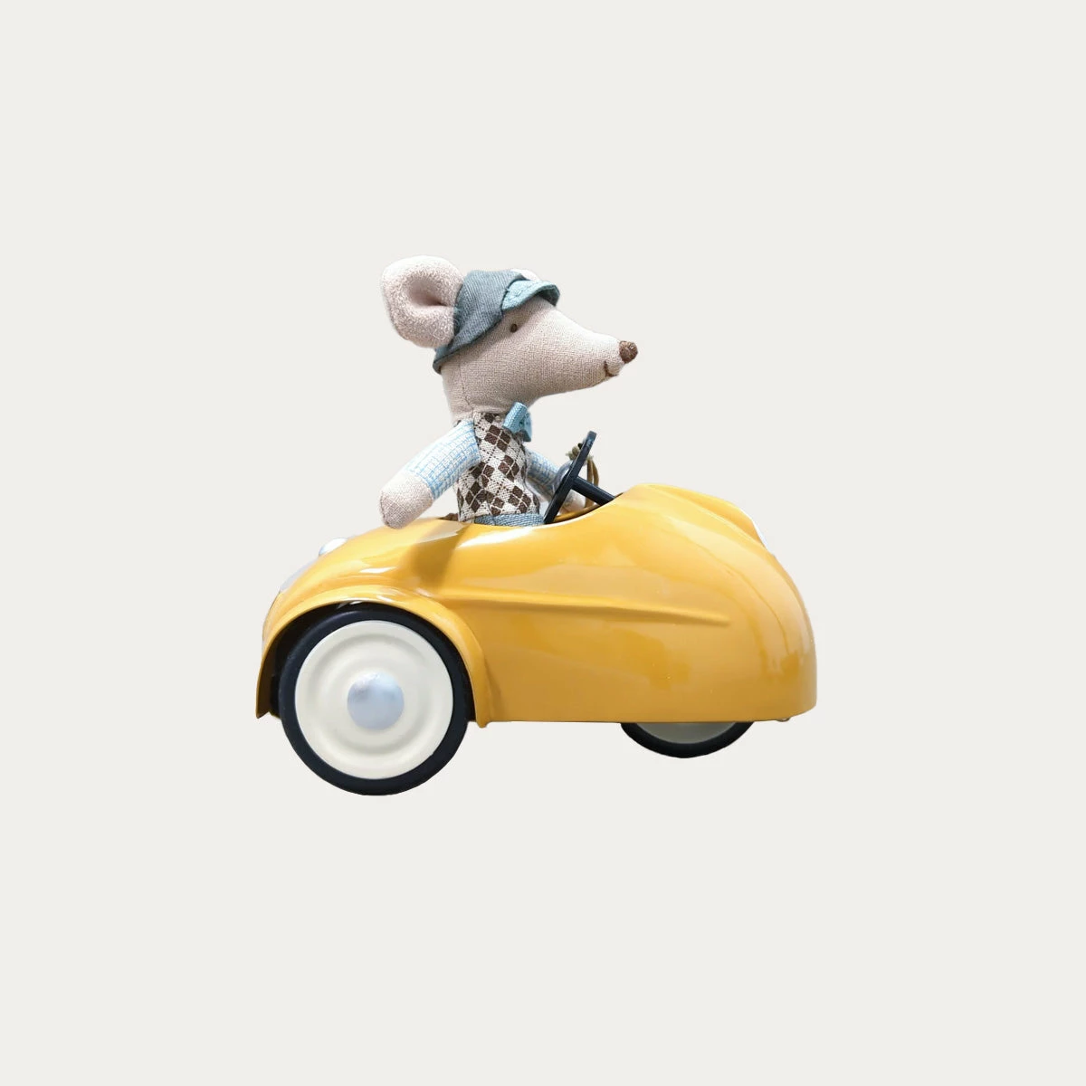 Maileg Yellow Mouse Car With Garage 1 Maileg Yellow Mouse Car With Garage