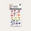 Colorful Mushrooms | Temporary Tattoo Sheet | Set Of 2