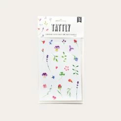 Petite Garden | Temporary Tattoo Sheet | Set Of 2
