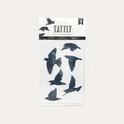 European Starlings | Temporary Tattoo Sheet | Set Of 2