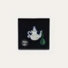 Mint Teapot Hand-Embroidered Pin