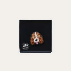Beagle Hand-Embroidered Pin