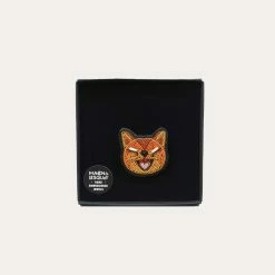 Shiba Hand-Embroidered Pin