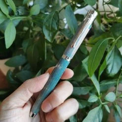 Tango Imagination Sterling Silver Fountain Pen | 18k Gold Nib | Brilliant Dark Teal 6 Tango Imagination Sterling Silver Fountain Pen | 18k Gold Nib | Brilliant Dark Teal -tool Sales IMG 20230224 134321
