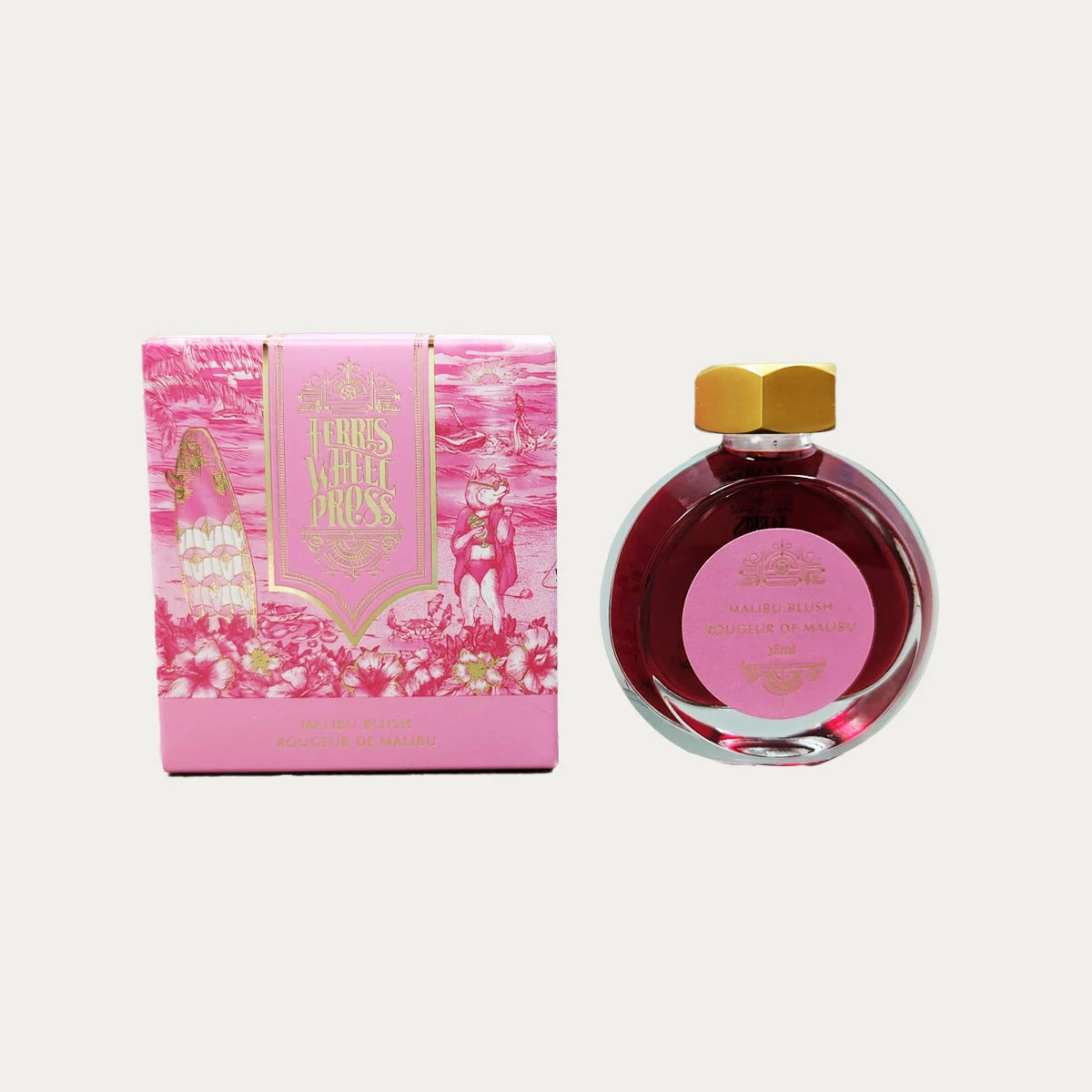 Malibu Blush | Fountain Pen Ink 4 Malibu Blush | Fountain Pen Ink - Image 4