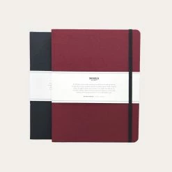 Large Hard Linen Journal | Ruled