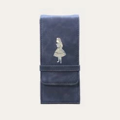 Alice In Wonderland Leather Pen Pouch