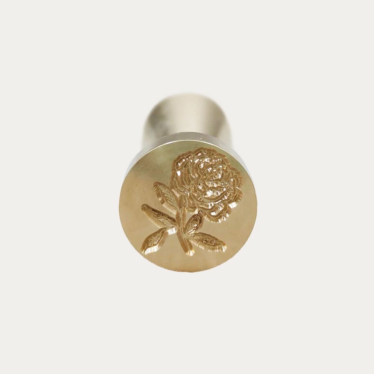 Heirloom Peony Brass Handle Wax Seal Set 1 Heirloom Peony Brass Handle Wax Seal Set