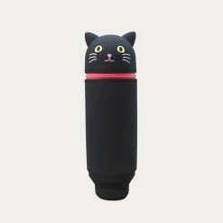PuniLabo Black Cat Stand Up Pen Case