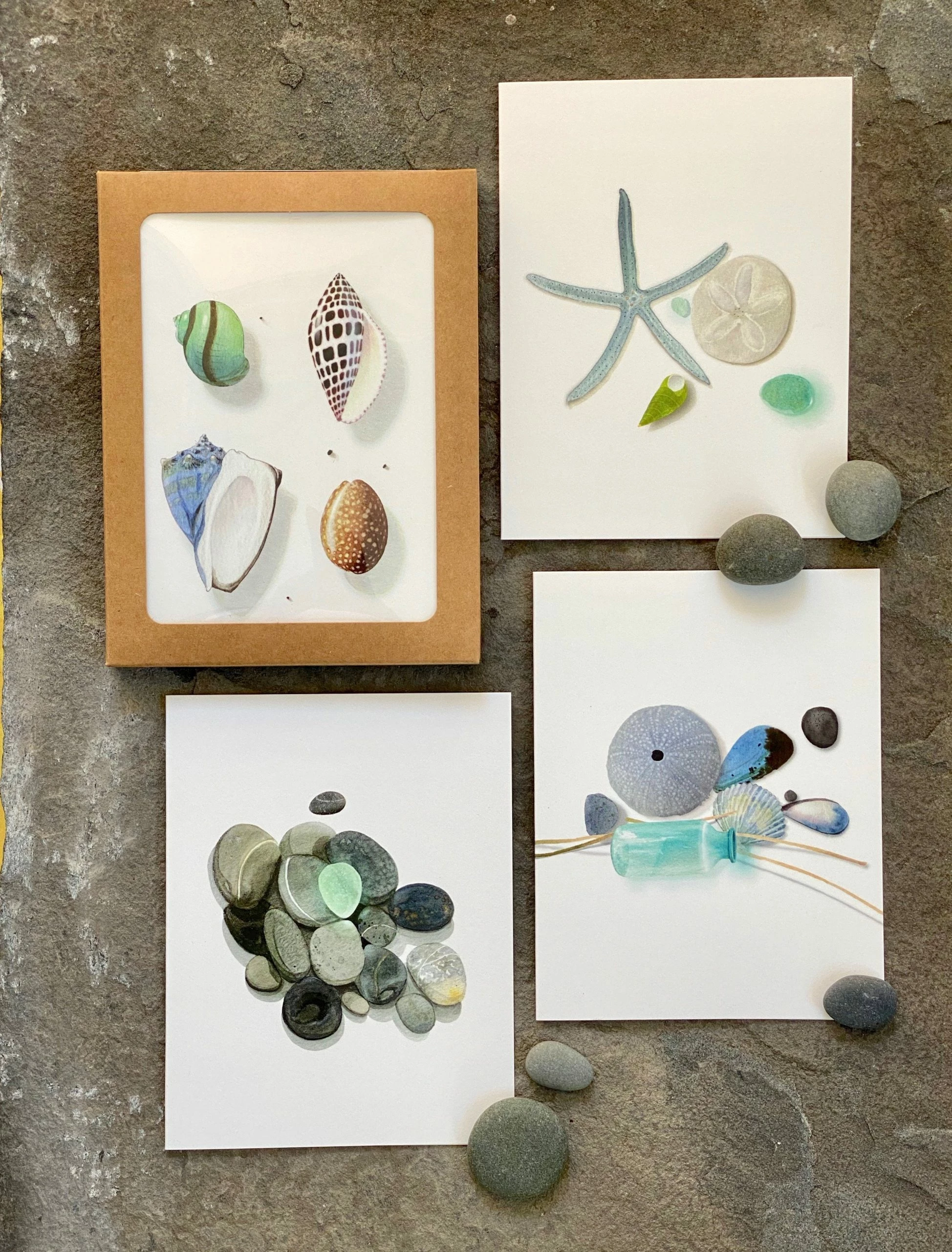 Ocean Hue | Assorted 8 Card Set 2 Ocean Hue | Assorted 8 Card Set - Image 2