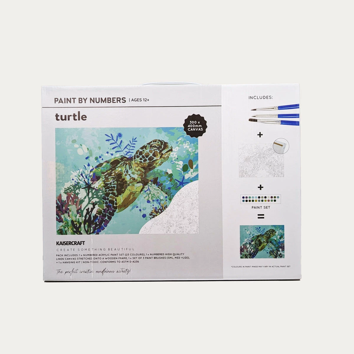 Sea Turtle | Paint By Numbers | Advanced * 1 Sea Turtle | Paint By Numbers | Advanced *