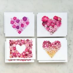 Hearts Of Pink Flowers | Assorted 8 Card Set -tool Sales a5805f4b2b0ce22ae415b768cd3de416a51fe57fb63b92787f1f9eeb67907d74
