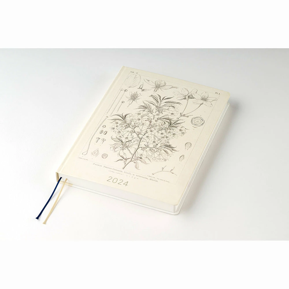 Hobonichi Techo 2024 A5 HON Planner | Tomitaro Makino: Yamazakura | English 5 Hobonichi Techo 2024 A5 HON Planner | Tomitaro Makino: Yamazakura | English - Image 5