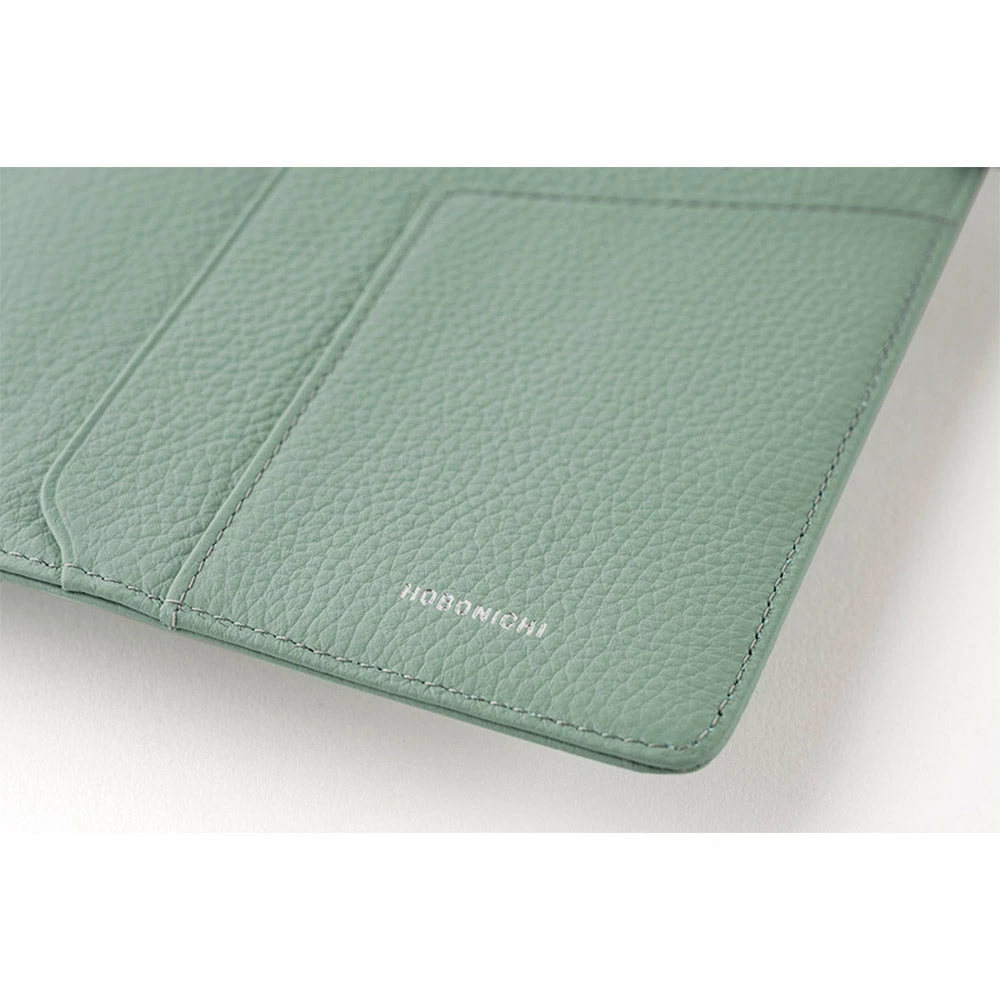 Hobonichi Techo A5 Cousin Cover | Leather: Water Green 6 Hobonichi Techo A5 Cousin Cover | Leather: Water Green - Image 6