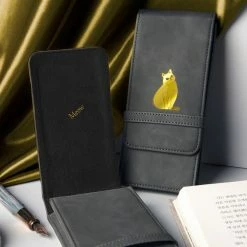 I Am A Cat Leather Pen Pouch -tool Sales f6b73703fa345