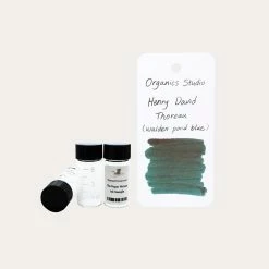 Henry David Thoreau Walden Pond Teal | Fountain Pen Ink -tool Sales is os auth thoreau