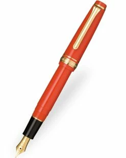 Pro Gear Slim Fountain Pen | Persimmon -tool Sales sailor progear slim sapporo red gt fp