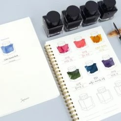 Ink Color Swatch Book | 40 Pages -tool Sales wearingeul wearingeul jaquere impression a5 notepa