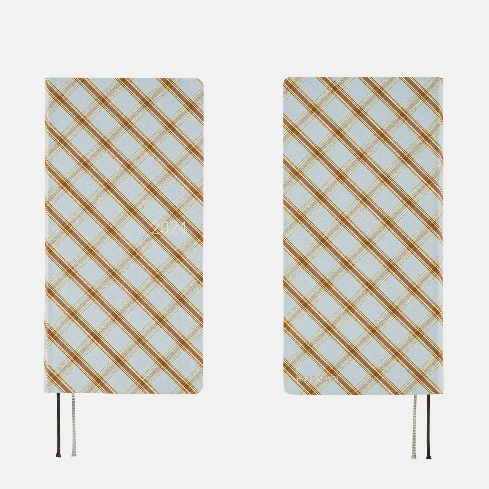 Hobonichi Techo 2024 Weeks Planner | Shirt Fabric: Relaxing Plaid | English 2 Hobonichi Techo 2024 Weeks Planner | Shirt Fabric: Relaxing Plaid | English - Image 2