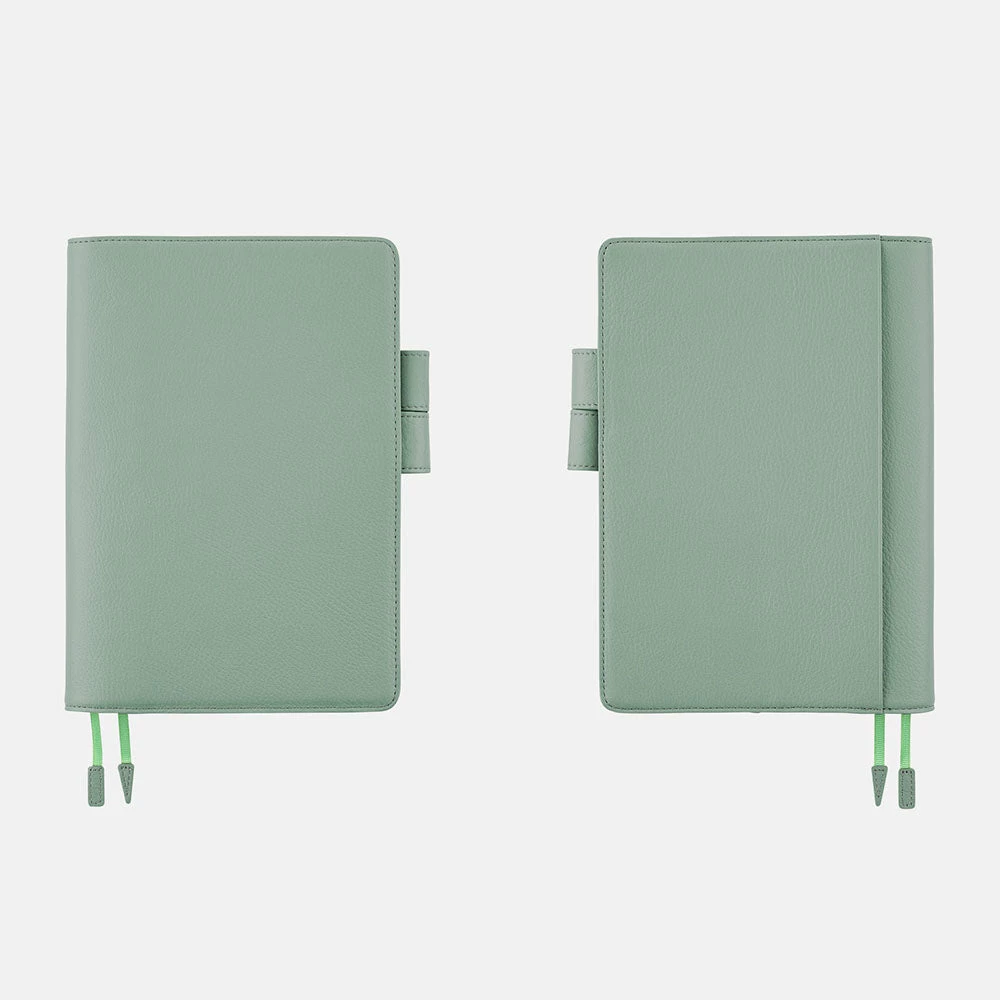 Hobonichi Techo A5 Cousin Cover | Leather: Water Green 2 Hobonichi Techo A5 Cousin Cover | Leather: Water Green - Image 2