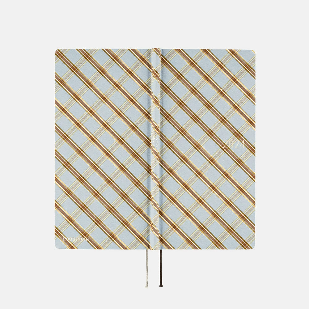 Hobonichi Techo 2024 Weeks Planner | Shirt Fabric: Relaxing Plaid | English 3 Hobonichi Techo 2024 Weeks Planner | Shirt Fabric: Relaxing Plaid | English - Image 3