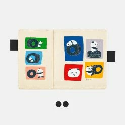 Hobonichi Techo A6 Original Cover | Jin Kitamura: Love It Panda -tool Sales zoom 02 5e549d04 05f9 4e6e 8e00 fbcf9c6af839