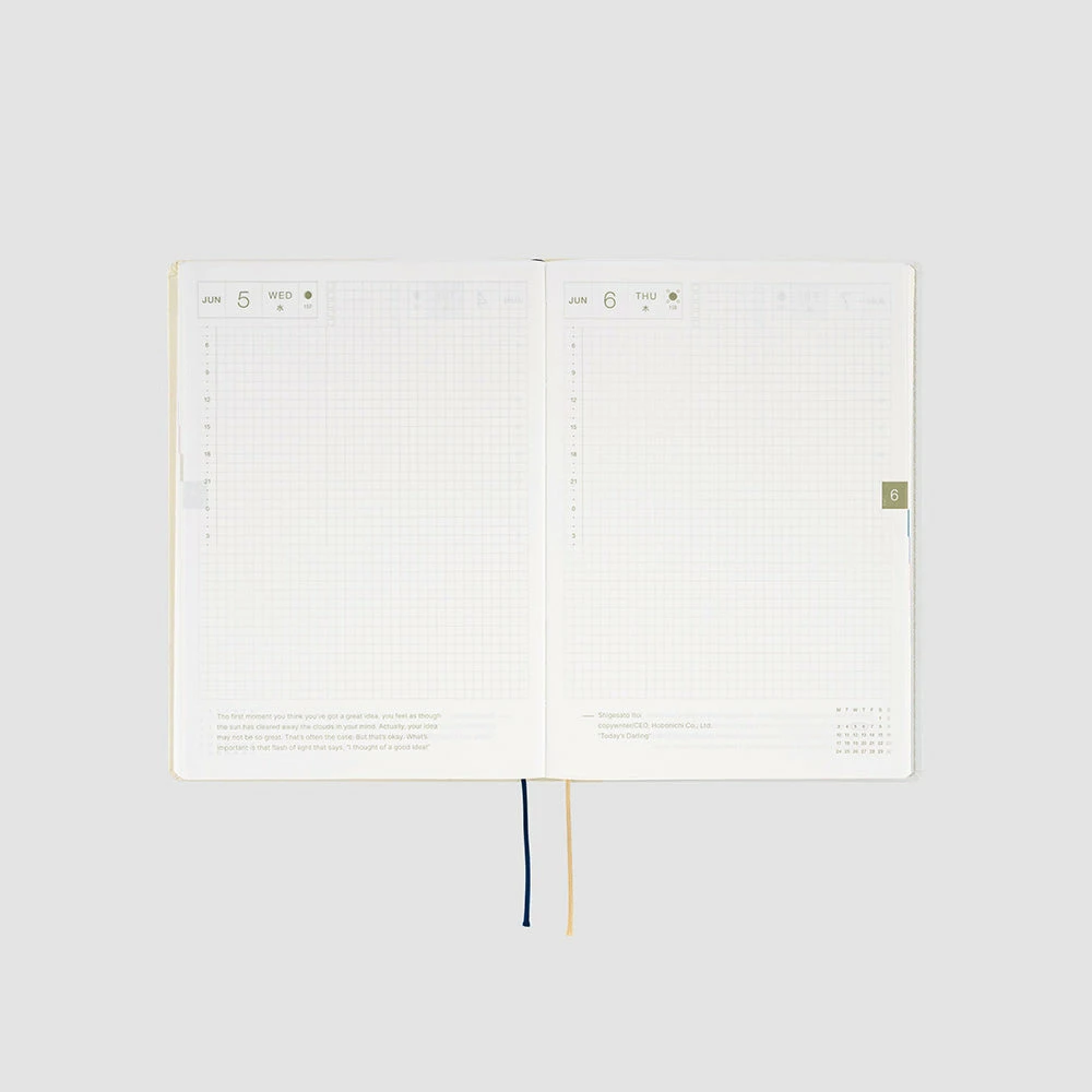 Hobonichi Techo 2024 A5 HON Planner | Tomitaro Makino: Yamazakura | English 7 Hobonichi Techo 2024 A5 HON Planner | Tomitaro Makino: Yamazakura | English - Image 7
