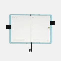 Hobonichi Techo A5 Cousin Cover | Black X Clear Blue -tool Sales zoom 04 dde2b70a e106 4676 bab7 16522b1830d1